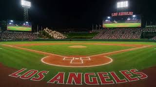Los Angeles Angels Inspired Baseball Ambience | Nighttime Crowd Atmosphere (10 Hours, No Commentary) screenshot 1