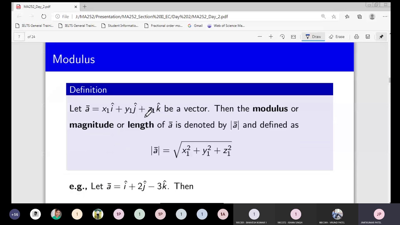 MA252 _ EC_ Lecture 1 ( Vector differential calculus) - YouTube
