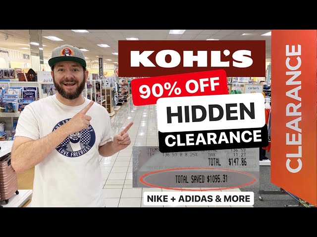 HURRY! 90% OFF CLOTHES,SHOES, & MORE! KOHLS CLEARANCE EVENT! 