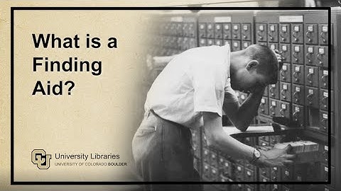 What is a Finding Aid?