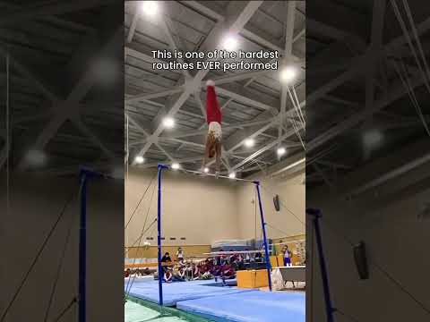 Have you ever seen this version of his routine?🤯 #gymnastics #highbar #kovacs