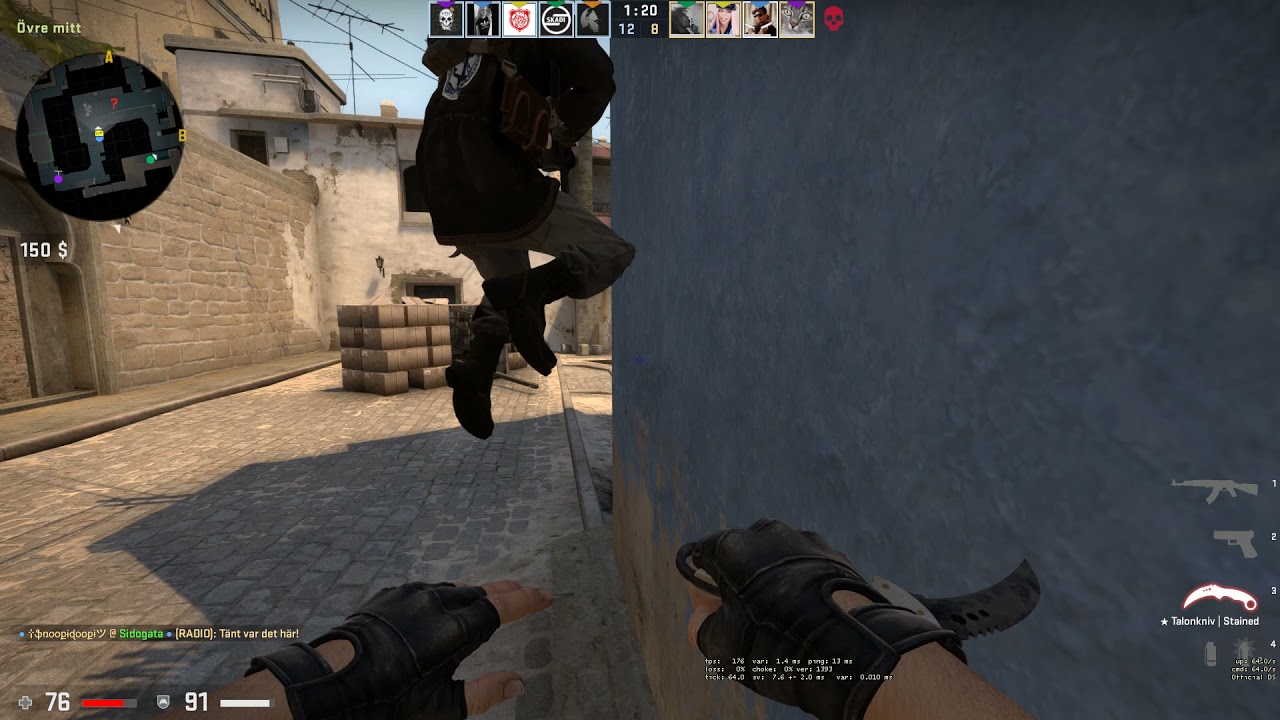 cs:go mirage INSANE runboost top mid