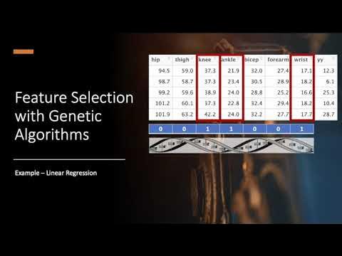 Feature Selection With Genetic Algorithms - Code and Plots - YouTube