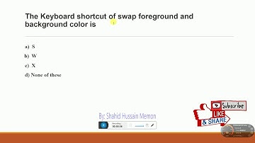 Adobe Photoshop MCQs with answers For jobs