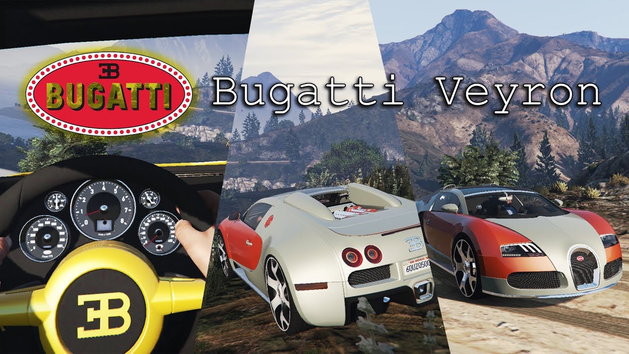 Bugatti Veyron w GTA V JAK DODAĆ ! *REAL CAR* YouTube