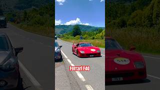 Legendary Ferrari F40 on the road #1000miglia #ferraritribute #ferrarif40