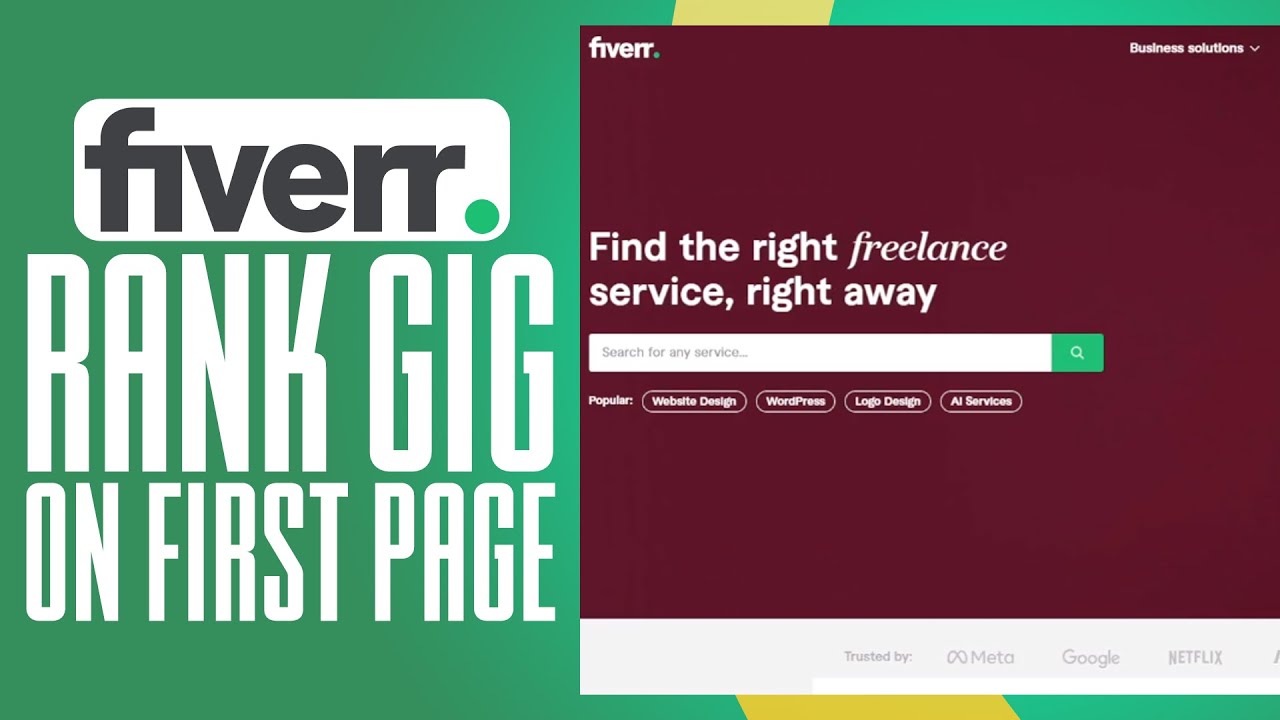 Fiverr Ranking Tutorial 2026 | How To Rank Fiverr Gig On First Page ...