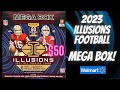 Mega box  2023 illusions football new panini release at walmart   hit pulled  parallels 