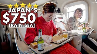 What Japan's Most Expensive Bullet Train Seat is Like | $750 Ride | Feat. @AbroadinJapan