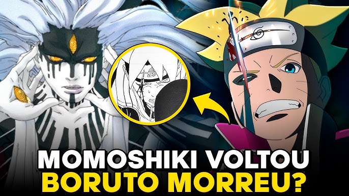 Portal Boruto Brasil on X: 🚨 SURTO: No capítulo 79, Kawaki pediu para  Eida afirmar que Naruto foi MORTO pelas mãos Boruto. Agora, Boruto é apenas  um forasteiro procurado por Konoha, enquanto