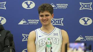 POST-GAME MEDIA | BYU vs UC Riverside | Khadim Mboup AJ Dybantsa  Aleksej Kostić