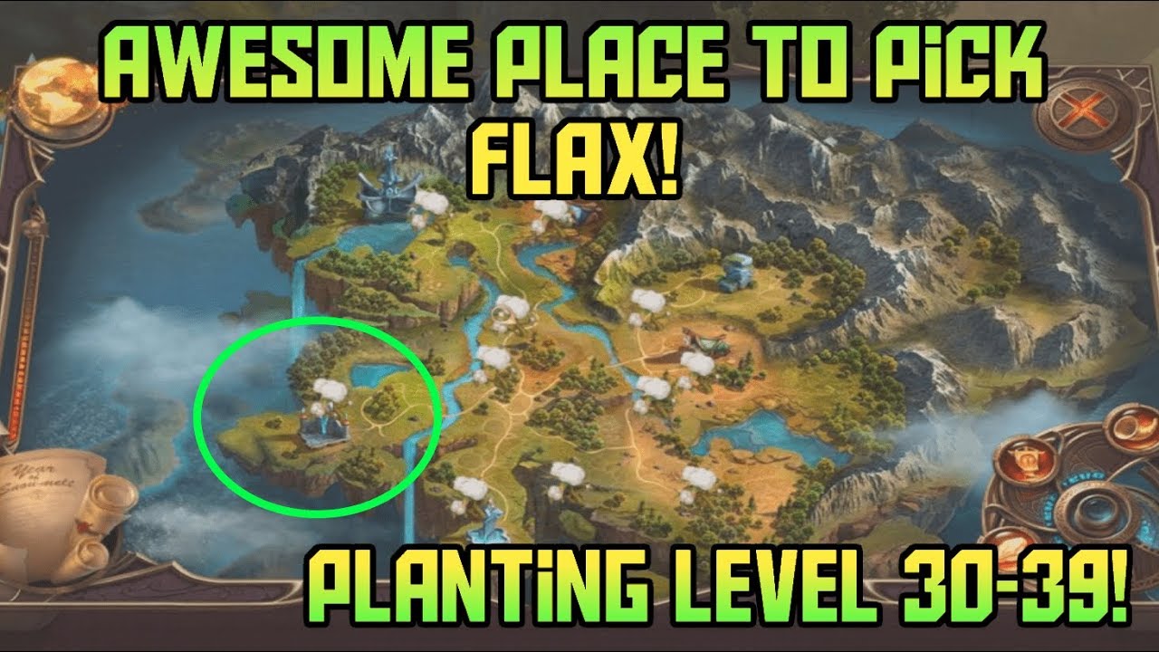 Awesome Place to Pick Flax! Planting Level 3039 Guide Crusaders of