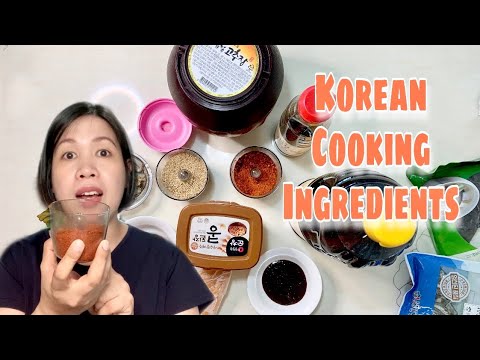 ESSENTIAL COOKING INGREDIENTS IN KOREA - YouTube