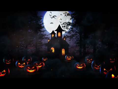 Halloween Theme Projection with Spooky Music