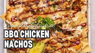 BBQ Chicken Nachos | These nachos WON'T get soggy!