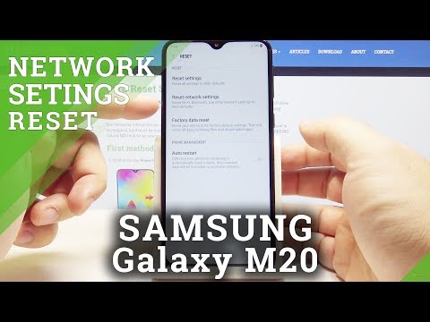 Reset Network Settings in SAMSUNG Galaxy M20 - Restore Network Configuration