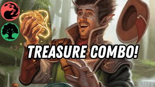 Gold Rush Treasure Combo Deck!  OTJ Standard MTG Arena.