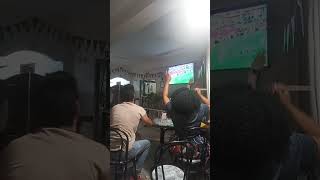Crowd reaction in a portuguese bar after CR7 scores a penalty kick over Croatia #worldcup #portugal