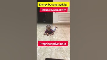 Energy busting activity/ reduce hyperactivity/ calming strategy