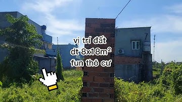 Bình Mỹ-CỦ Chi . Đất Thô Cư dt 8x18m²