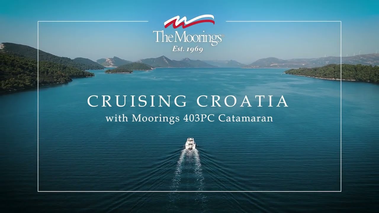 ⁣Own a Power Catamaran in Croatia with the Moorings