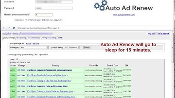 Auto Ad Renew Review |   The Automated Method To Renew Your Craigslist Ads