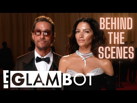 Matthew Mcconaughey x Camila Alves Glambot: Bts At 2024 Oscars