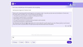 Physiopedia AI Assistant (PAI) diagnostic and treatment codes demonstration
