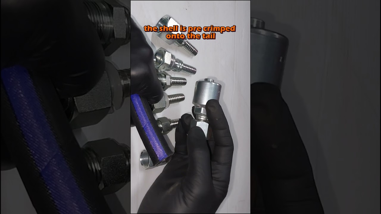 Advantages of one 1 Piece Crimp on Hydraulic Hose Fittings