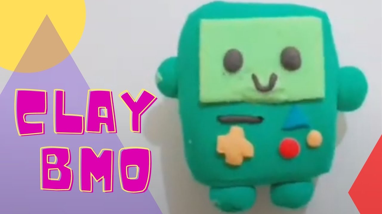 How to make a clay BMO from adventure time by Gifted Hands | Clay BMO