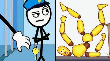 Thief Puzzle vs Ragdoll Break - Satisfying Android , iOS Gameplay Walkthrough All Levels