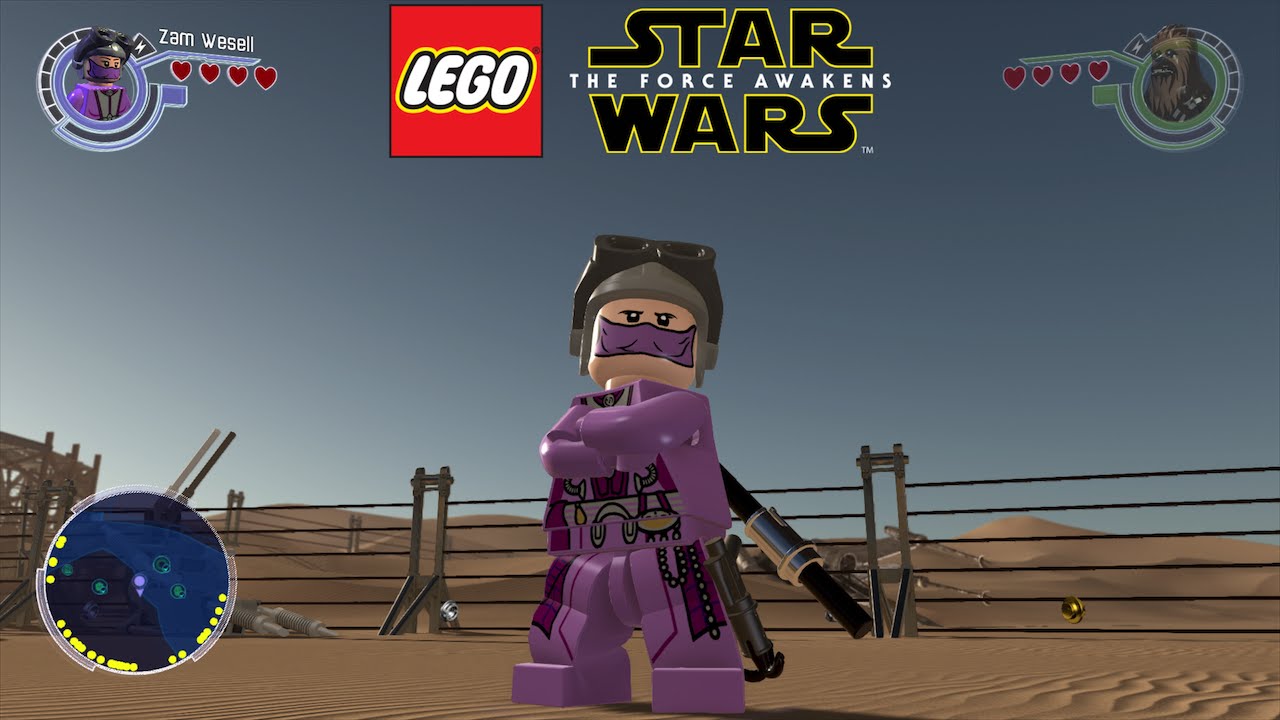 Zam Wesell Free Roam LEGO Star Wars The Force Awakens - YouTube
