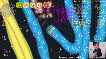 WORMATE.IO TRỰC TIẾP BẮT CON RẮN  KHỦNG LỒ