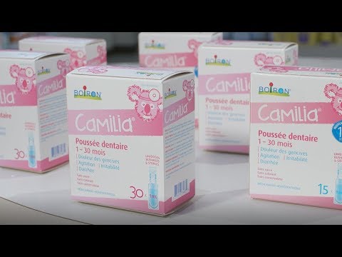 Boiron Camilia Médicament de Soulagement de la Dentition de Bébé, 2 Boîtes  de 30 Doses Unitaires. Camilia Soulage la Douleur, l'Agitation,  l'Irritabilité et la Diarrhée due à la Dentition. Sans Benzocaïne et