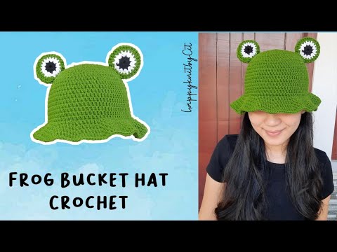 Tutorial Merajut Frog Bucket Hat | Crochet |