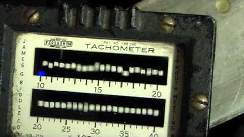 Vibrating reed tachometer