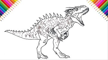 How to Draw Indominus Rex Level 40 | Jurassic World: The Game