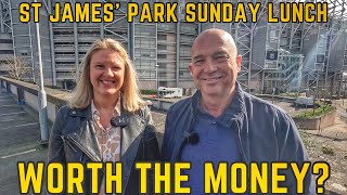 St James’ Park - Magpie Club: Sunday Lunch Reviewed!