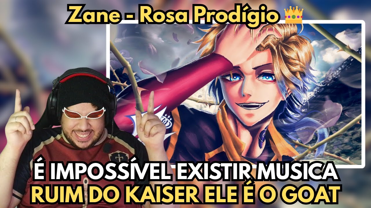 OS BEATS DO ZANE SÃO ABSURDOS | [REACT] Zane - Rosa Prodígio 👑 | Michael Kaiser (Blue Lock)