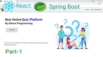 Online Quiz Web Application In React and Spring Boot