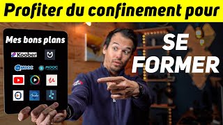 10 BONS PLANS POUR SE FORMER - APPRENDRE DEPUIS CHEZ TOI ! + DES BONUS !