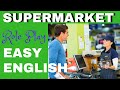 How to Speak with a 🛒 Supermarket Cashier | English Conversation Practice