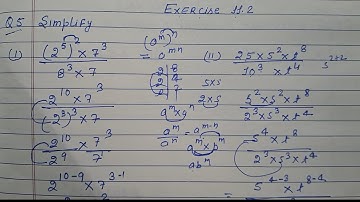 Class 7 - Exercise 11.2 - Q 5 | Simplify
