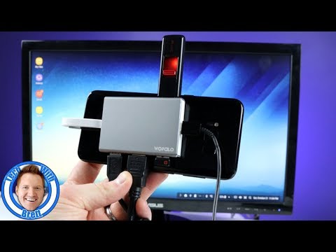 Wofalo USB C HDMI Adapter Review for Galaxy S8, S8+, Note8, Nintendo Switch, Macbook & Chromebook