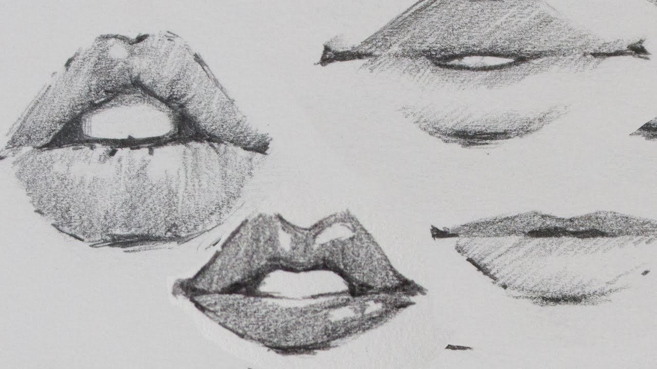 How to Draw Lips  Traditional or Manga  YouTube