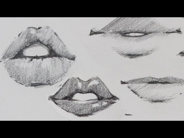 Kawaii how to draw anime mouths  Lips drawing, Mouth drawing