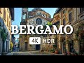 Bergamo walking tour a captivating walking tour experience  beautiful city in italy 4k