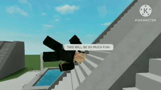 9 Falls Down The Stairs But It's My Roblox Character