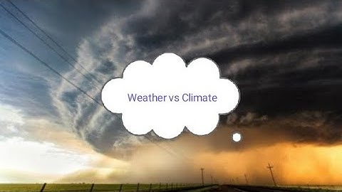 Difference between weather and climate||explained||@geo2293