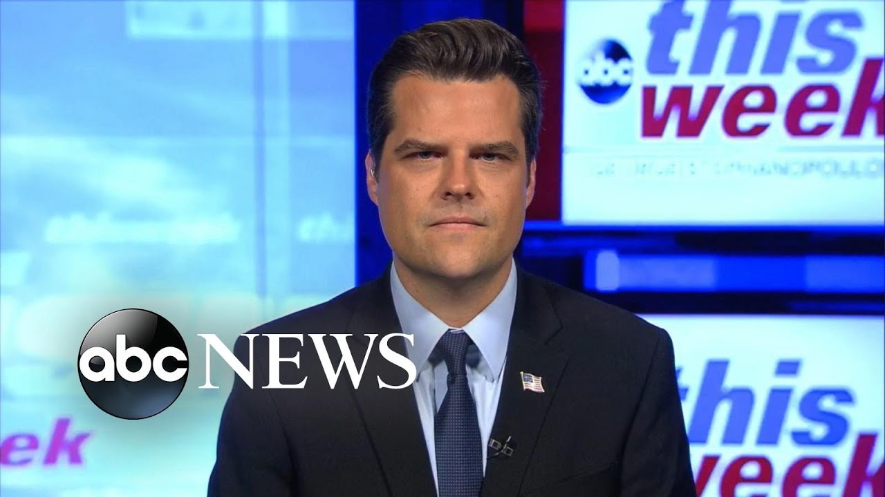 'It is weird' that Giuliani went to Ukraine: GOP Rep. Matt Gaetz | ABC News